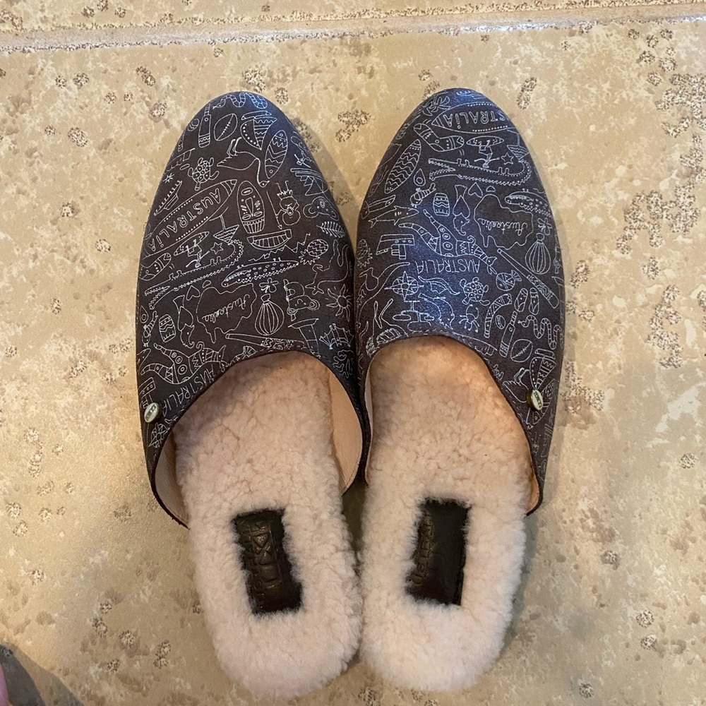 Brand New Unworn Australia Luxe Collective Marcos Genuine Shearling Mule